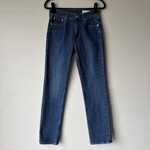 GAP '90s Straight High Rise Jeans Indigo Blue Women’s 26